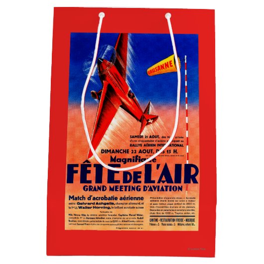 Airshow, das Haryse Hilsz fördernden Posten Mittlere Geschenktüte (Rückseite)