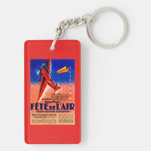 Airshow, das Haryse Hilsz fördernden Posten Schlüsselanhänger (Rückseite)