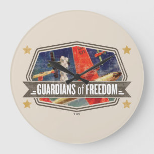 Airshow Große Wanduhr