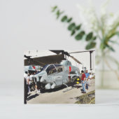 Airshow Hubschrauber Postkarte (Stehend Vorderseite)