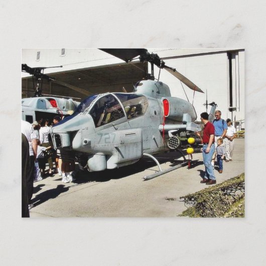 Airshow Hubschrauber Postkarte (Vorderseite)