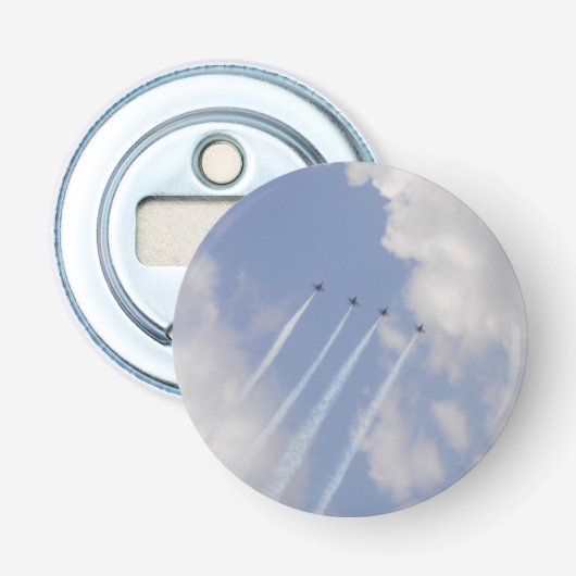 Airshow Military Jet Formation Flaschenöffner (Vorderseite)