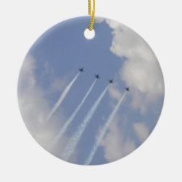 Airshow Military Jet Formation Keramik Ornament