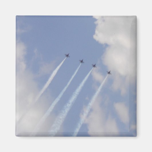 Airshow Military Jet Formation Magnet (Vorne)