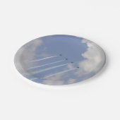 Airshow Military Jet Formation Pappteller (Schrägansicht)