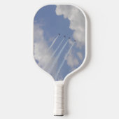 Airshow Military Jet Formation Pickleball Schläger (Rückseite)