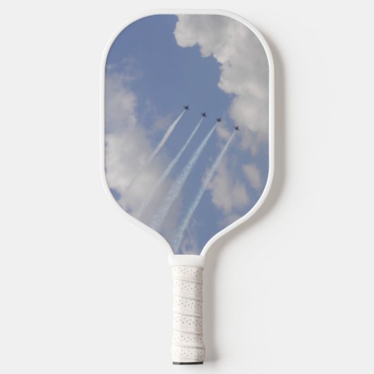 Airshow Military Jet Formation Pickleball Schläger (Vorderseite)