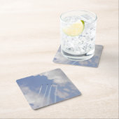 Airshow Military Jet Formation Rechteckiger Pappuntersetzer (Vor Ort)