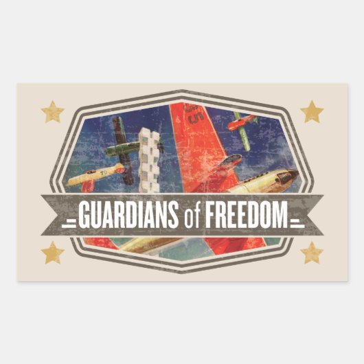 Airshow Rechteckiger Aufkleber (Vorderseite)