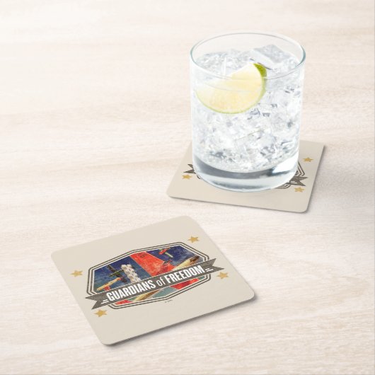 Airshow Rechteckiger Pappuntersetzer (Vor Ort)