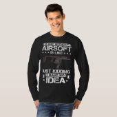 Airsoft Gun Game Shooting Training Player Airsofti T-Shirt (Vorne ganz)