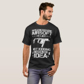 Airsoft Gun Game Shooting Training Player Airsofti T-Shirt (Vorne ganz)