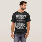 Airsoft Gun Game Shooting Training Player Software T-Shirt (Vorne ganz)