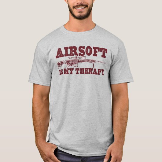 Airsoft Is My Therapy T-Shirt (Vorderseite)