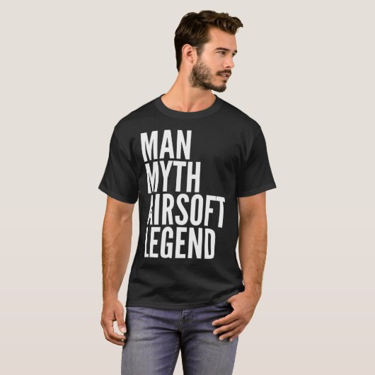 Airsoft Man Myth Airsoft Legende T-Shirt (Vorne ganz)