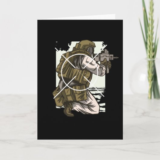   Airsoft & Paintball-Geschenke für Ego Shooter Karte (Vorderseite)