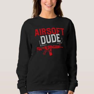 Airsoft Player Phantastisch Team Sport Wettbewerb Sweatshirt