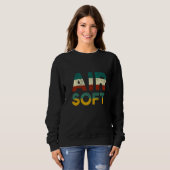 Airsoft Player Team Sport Com Abbildung 1 Sweatshirt (Vorne ganz)