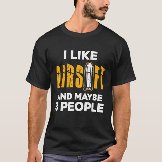 Airsoft Player Team Sport Com Ition 12 T-Shirt (Vorderseite)