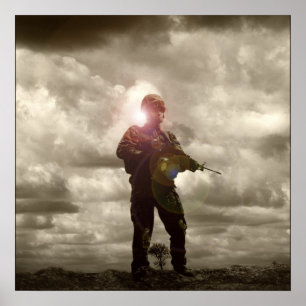 Airsoft Porträts: Behälter Poster