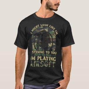 Airsoft Shooting Sports Enthusiasten Basic Gun Aim T-Shirt