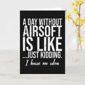 Airsoft-Sportgeschenk Karte (Gelbe Blume)