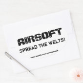 Airsoft "Spread the Welts"-Autoaufkleber Ovaler Aufkleber (Umschlag)