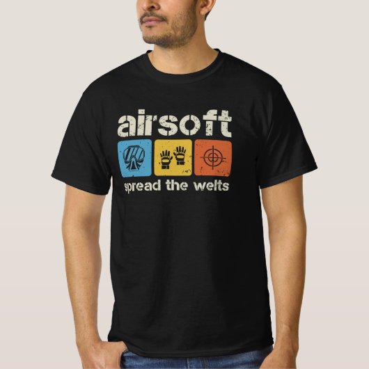 Airsoft verbreitet Welts T-Shirt (Vorderseite)