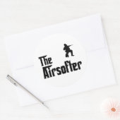 Airsofting Runder Aufkleber (Umschlag)