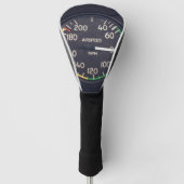 Airspeed Gauge Golf Headcover (Vorderseite)