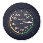 Airspeed Gauge Keramikknauf (Vorderseite)