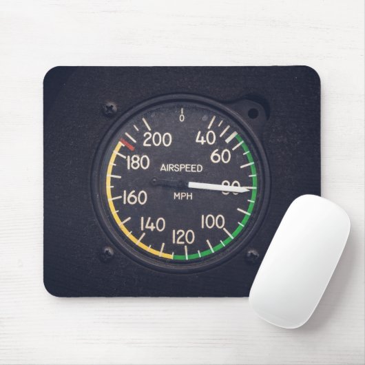 Airspeed Gauge Mousepad (Mit Mouse)