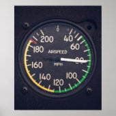 Airspeed Gauge Poster (Vorne)