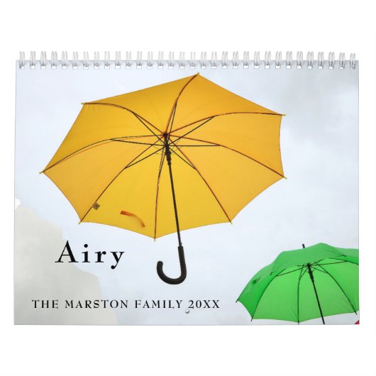 Airy 12-monatig kalender (Titelbild)
