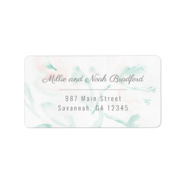 Airy Blooms - Rücksendeadressen-Aufkleber Adressaufkleber