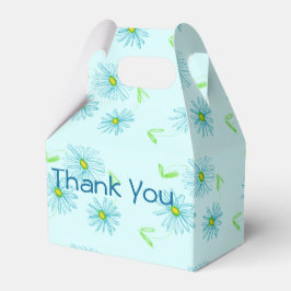 Airy Blue Floral Designer Gevor Box Geschenkschachtel