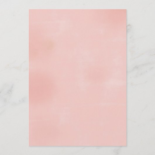 Airy Blush Hochzeitstag - Begrüßung Programm (Rückseite)