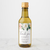 Airy Blush Mini Weinflaschen Etiketten (Vorderseite)