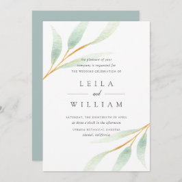 Airy Botanical | Einladung zur Hochzeit