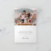 Airy Floral Vielen Dank Dankeskarte (Innenseite)