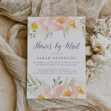 Airy Floral Virtual Baby oder Brautparty per Mail