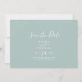Airy Greenery Coordinate Horizontal Save The Date (Vorderseite)
