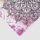 Airy Mandala Happy Pink Lila Yellow Blue & Gold Seidenpapier (Ausschnitt)