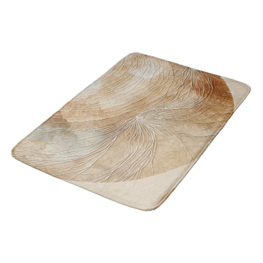 Airy Neutry Natural Elements Bohemisch Boho Badematte (Schrägansicht)