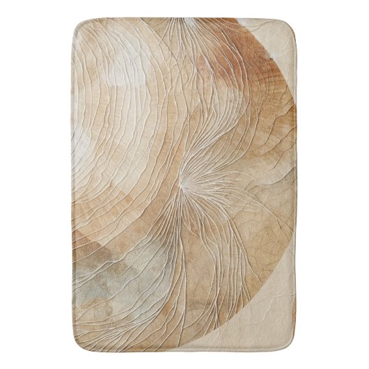 Airy Neutry Natural Elements Bohemisch Boho Badematte (Vorderseite Vertikal)