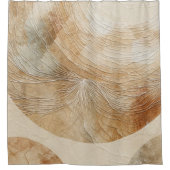 Airy Neutry Natural Elements Bohemisch Boho Duschvorhang (Vorderseite)