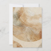 Airy Neutry Natural Elements Bohemisch Boho Einladung (Rückseite)