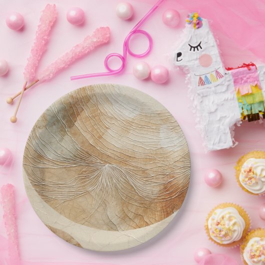 Airy Neutry Natural Elements Bohemisch Boho Pappteller (Party)