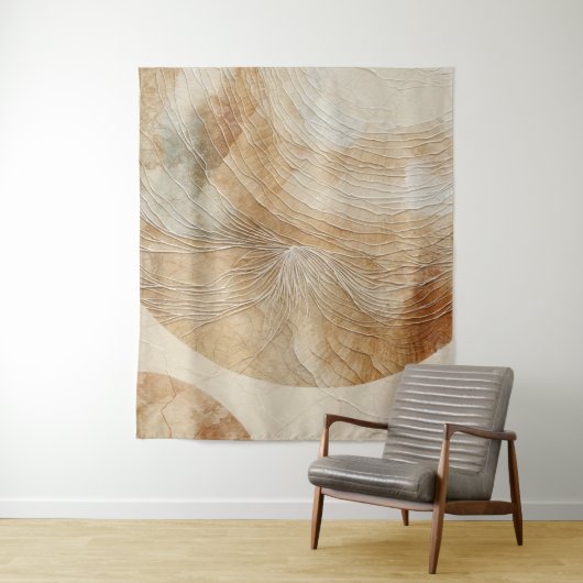 Airy Neutry Natural Elements Bohemisch Boho Wandteppich (Beispiel)