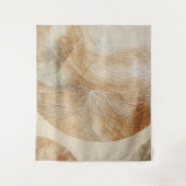 Airy Neutry Natural Elements Bohemisch Boho Wandteppich (Vorderseite)